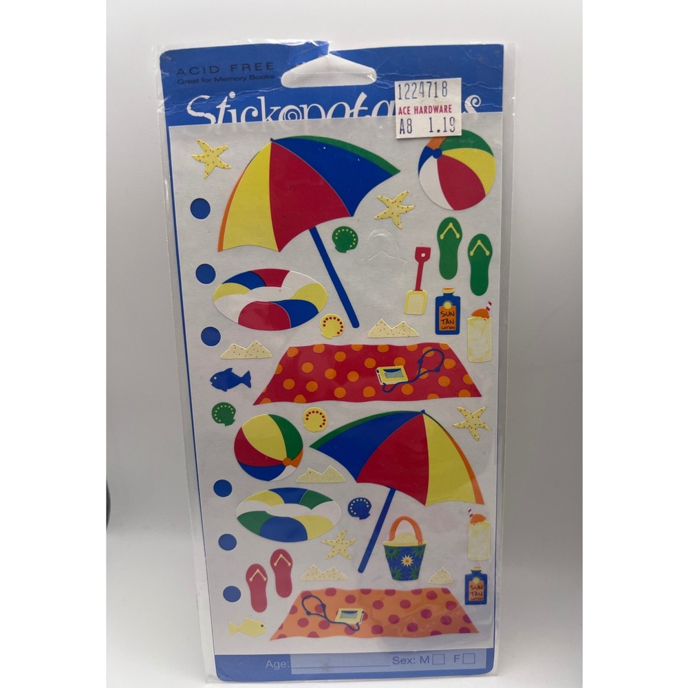 Stickopotamus Sticker Lot of 3 New Sealed Camping Sports Beach - Picture 3 of 5